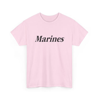 Marines Unisex Heavy Cotton Tee T-Shirt by TOOLOUD