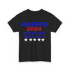 Harris 2024 We're Not Going Back President T-Shirt Unisex Heavy Cotton Tee