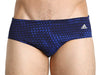 Adidas Mens Stylish Web Poly Print Competitive Swim Briefs - BLOWOUT SALE!