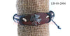 Adjustable Leather Cross Bracelet-ABCunderwear.com-ABC Underwear