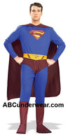 Adult Superman Costume-ABC Underwear-ABC Underwear