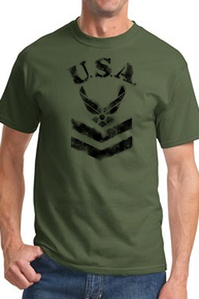 Air Force Logo Faux Stenciled Shirt-ABCUnderwear-ABC Underwear