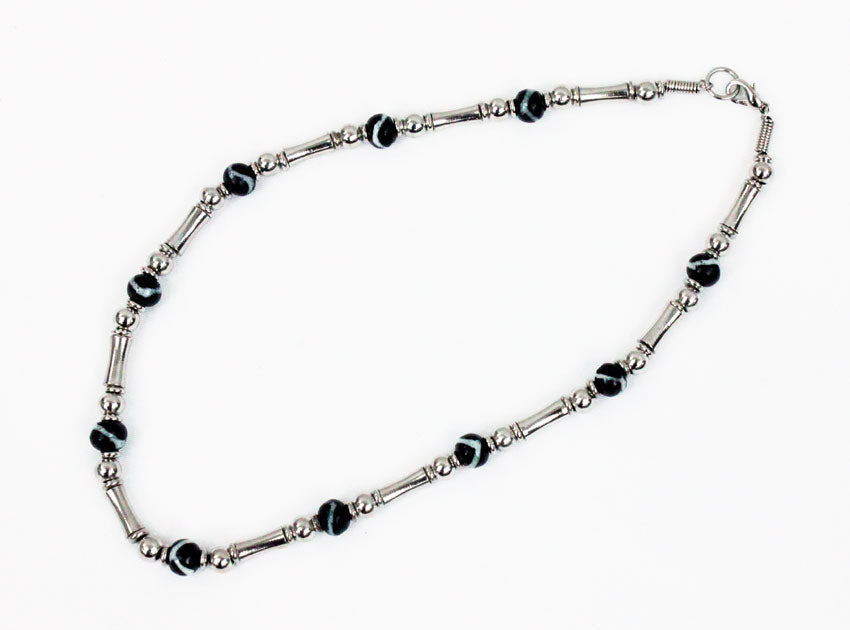 Ancient Tribal Bone Necklace Modern Male Jewelry