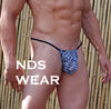 Apollo's Sheer Zebra Men's Net G-string - Closeout-NDS Wear-ABC Underwear