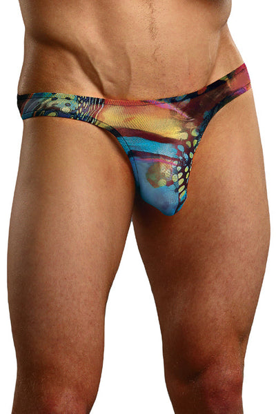 Aquarius Sheer Pouch Thong Underwear for Men - Limited Stock Clearance-Male Power-ABC Underwear