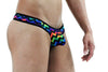 Arcoiris Geo Print by NDS Wear presents the sophisticated Mens Thong -BLOWOUT SALE!