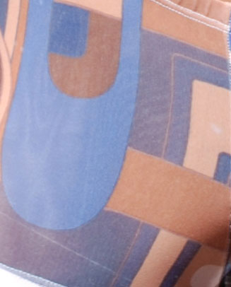 Art Deco Mesh Thong for Men