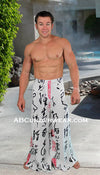 Asian Print Tie Pant - BLOWOUT SALE!