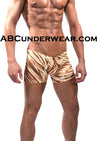 Bamboo Print Swimshort-Male Power-ABC Underwear