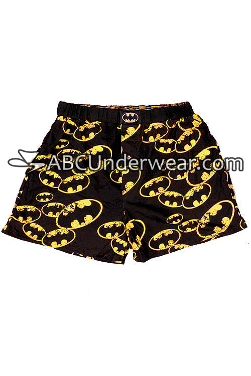 Black Batman Adult Knit Boxer