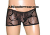 Black Eclipse Sheer Men's Boxer-Brief-NDS Wear-ABC Underwear