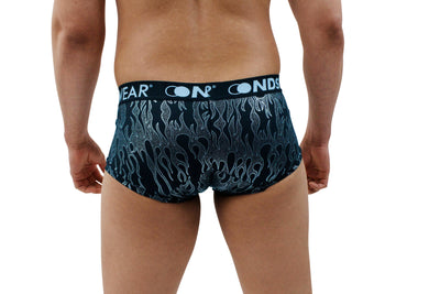 Black Flame Mens Boxer Brief - BLOWOUT SALE!