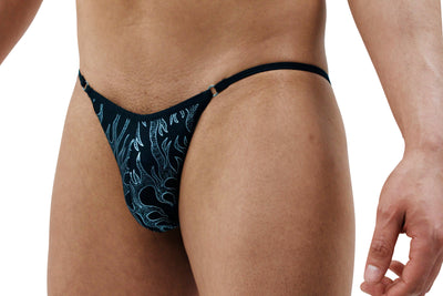 Black Flame Mens Brief With Ring-NDS Wear-ABC Underwear