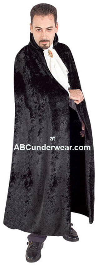 Black Velvet Cape 65"