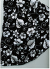 Black & White Floral Bikini-Male Power-ABC Underwear