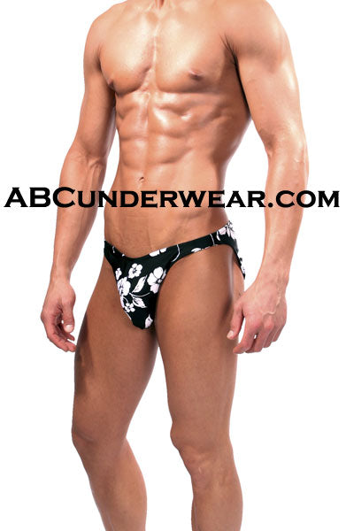 Black & White Floral Bikini