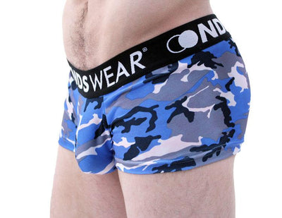 Blue Camo Men's Trunk Underwear by NDS Wear - BLOWOUT SALE!