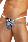 Blue Gray Camo G-String - BLOWOUT SALE!