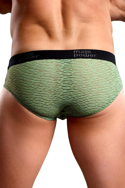 Brazilian Artigo Low-Rise Bikini Brief Underwear - Olive Green -Clearance-Male Power-ABC Underwear