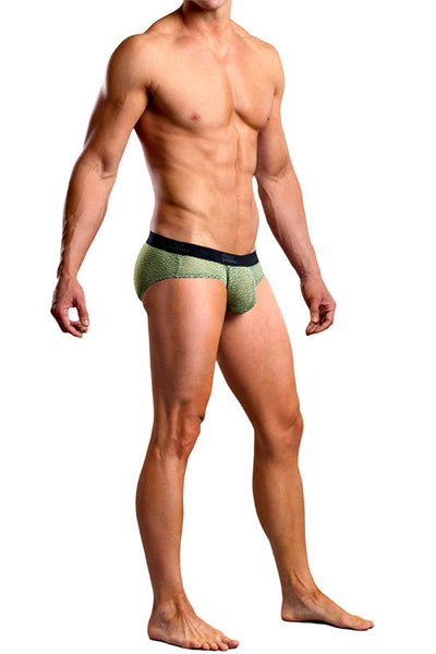 Brazilian Artigo Low-Rise Bikini Brief Underwear - Olive Green -Clearance-Male Power-ABC Underwear
