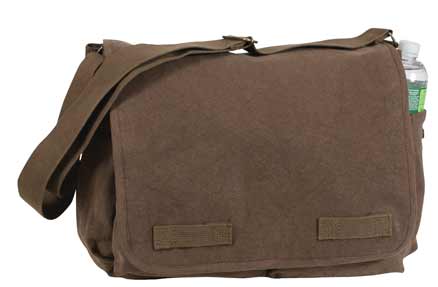 Brown Classic Vintage Messenger Bag