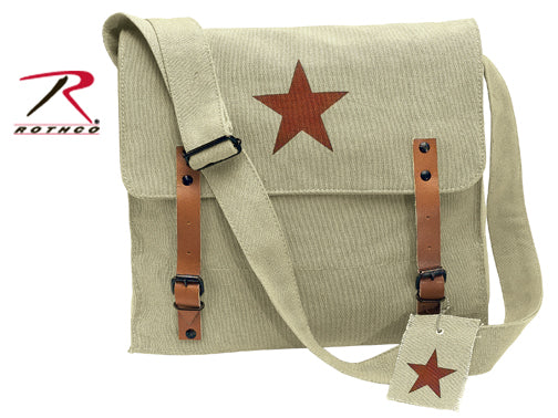 Brown Medics Star Khaki Vintage Medic Bag