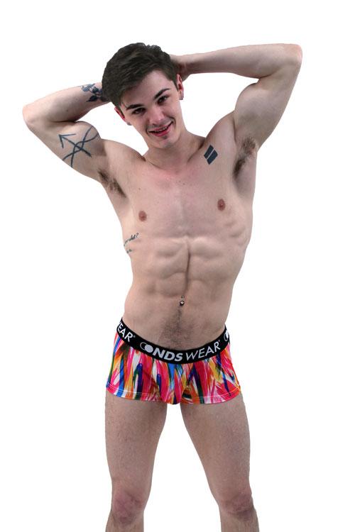 Brush Stroke Men's Short Trunk Underwear by NDS Wear