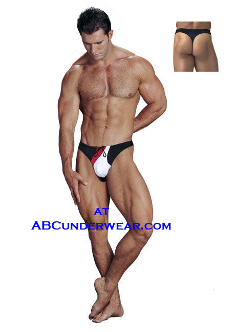 California Muscle St. Tropez Swim Thong - A Stylish and Trendy Swimwear Option for the Fashion-forward Beachgoer