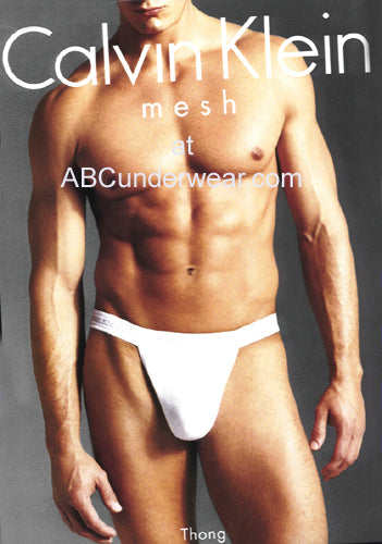 Calvin Klein Mesh Thong - A Stylish and Comfortable Choice for the Modern Woman-calvin klien-ABC Underwear