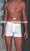 Calvin Klien White Knit Boxer-calvin klien-ABC Underwear