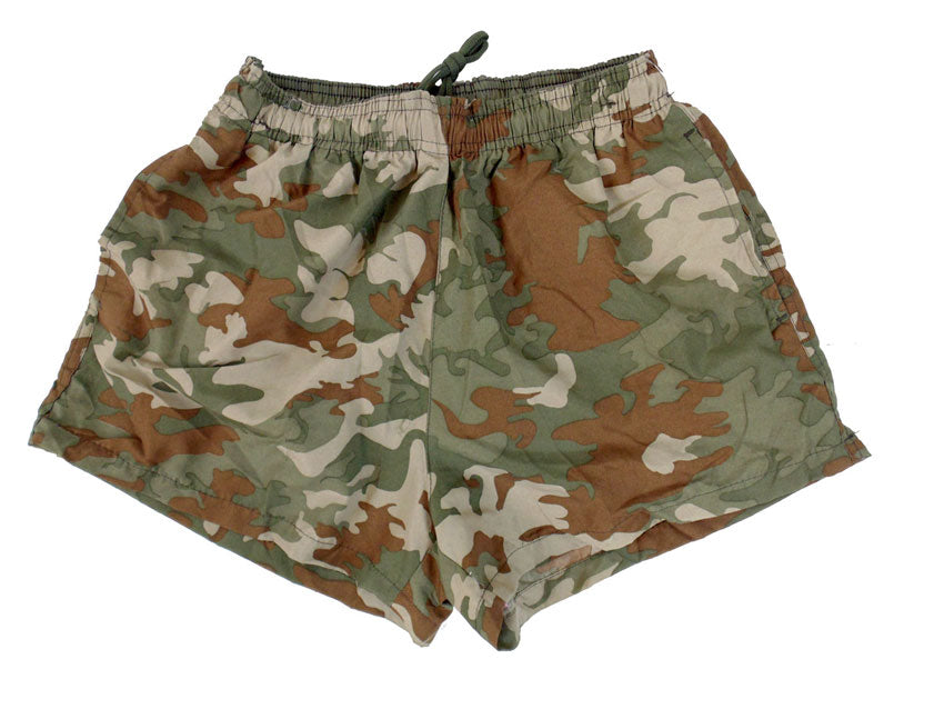 Camo Fast-Dry Nylon Classic Cut Unisex Swim Shorts by Uzzi