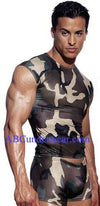Camouflage Raglan Tee - Medium-Male Power-ABC Underwear