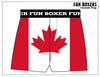 Canada Flag Boxer Short-ABCunderwear.com-ABC Underwear