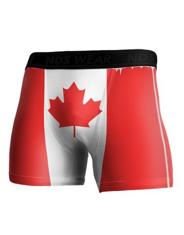 Canadian Flag Boxer Brief All Over Print Front and Back