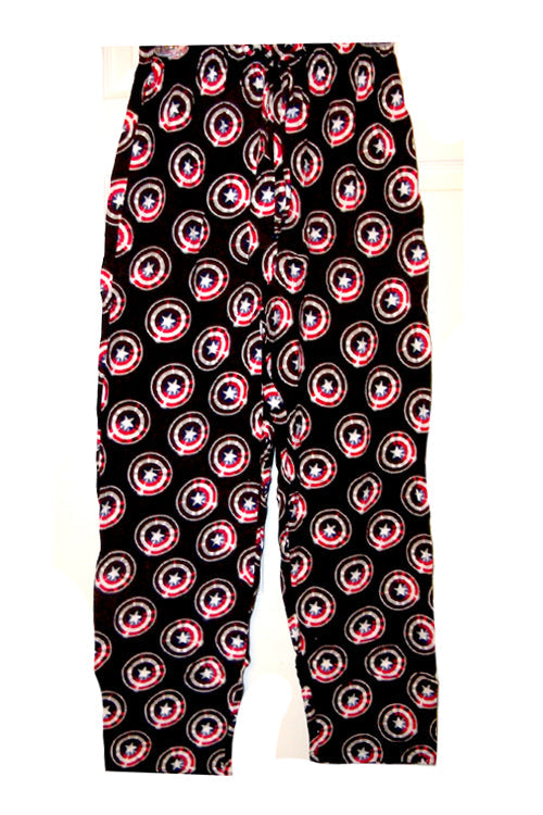 Captain America Movie Shields Lounge Pant, Large Clearance Pants
