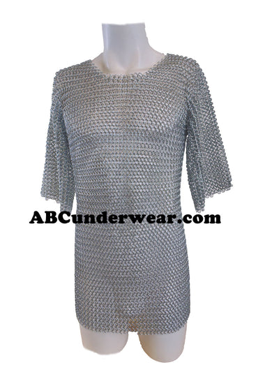 Chain mail Half Sleeve Shirt-ABCunderwear.com-ABC Underwear