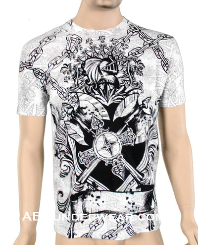 Chained Knights Designer T-shirt - Clearance-T2g-ABC Underwear