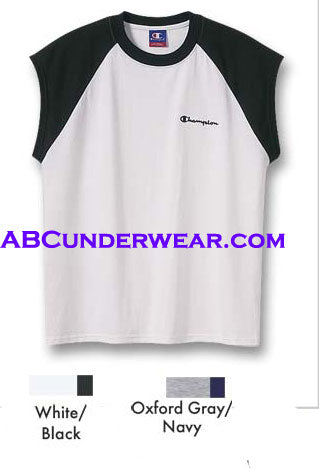 Champion Cotton Jersey Raglan Shirt-champion-ABC Underwear