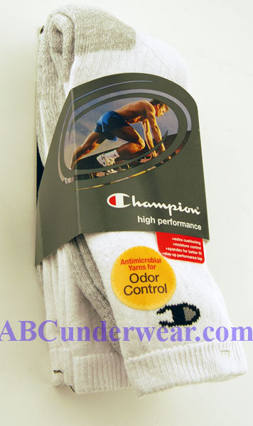 Champion High Performance Crew Sock 3 Pack-ABCunderwear.com-ABC Underwear