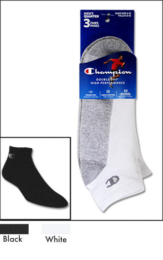 Champion Men's Performance Ankle Socks 3 Pack