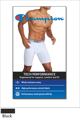 Champion Men's Tech Performance Long Boxer Brief