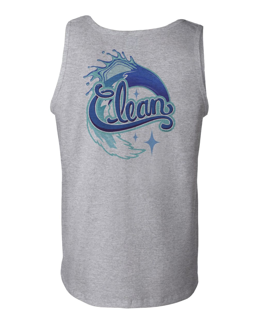 Clean Men's Sexy Graphic Back-Print Tank Top