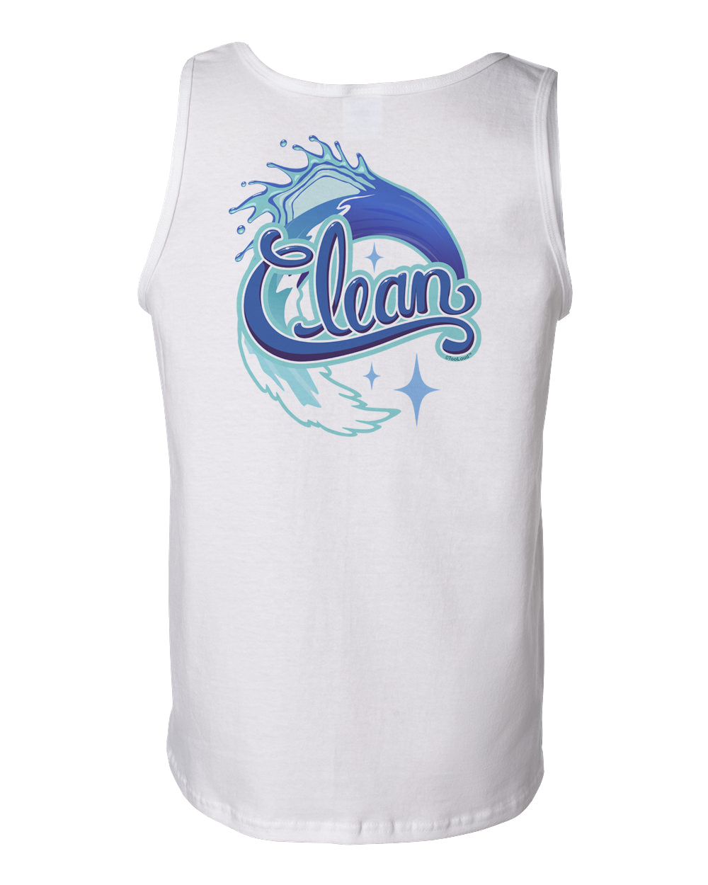 Clean Men's Sexy Graphic Back-Print Tank Top