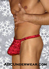 Clearance: Exquisite Men's Velvet Backless Pouch with c-ring-ABC Underwear-ABC Underwear