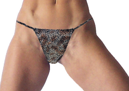 Clearance: Magic Silk Women's Thong in Sexy Cheetah Print - One-Size