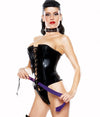 Clearance Sale: Exquisite Vamp Bustier and Thong Costume-Coquette-ABC Underwear