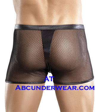 Clearance Sale: Men's High-Performance Mesh Pouch Shorts-Male Power-ABC Underwear