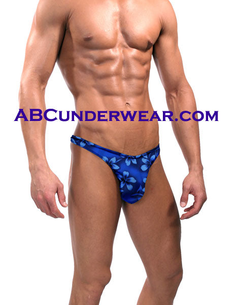 Clearance Sale: Stylish Men's Floral Thong Swimsuit