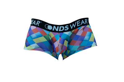 Contemporary Diamond-Patterned Men's Boxer Briefs - BLOWOUT SALE!