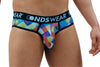 Contemporary Diamond-Patterned Men's Briefs - BLOWOUT SALE!